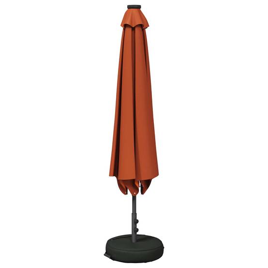 Parasol de jardin polyester terre cuite 296 x 296 x 235 cm - PANGIVO - Image 3