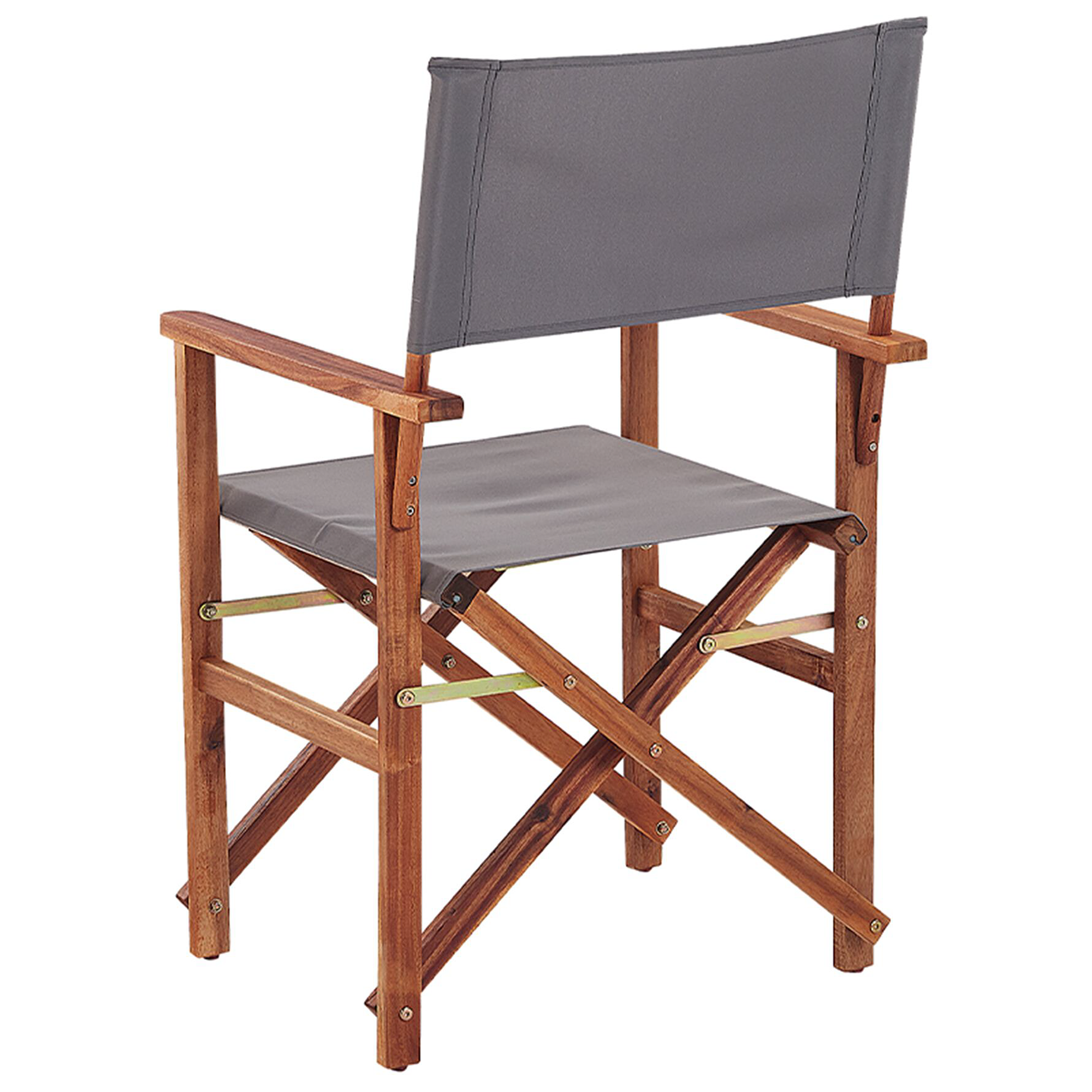 Beliani - Chaise de jardin Tissu Marron foncé CINE - Beliani - Image 8
