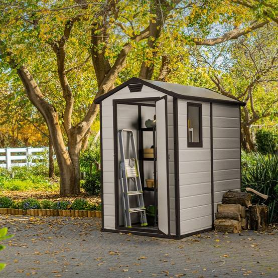 Keter - Abri de jardin Boîte en résine PVC 130x192x198cm ResinBox - Image 4
