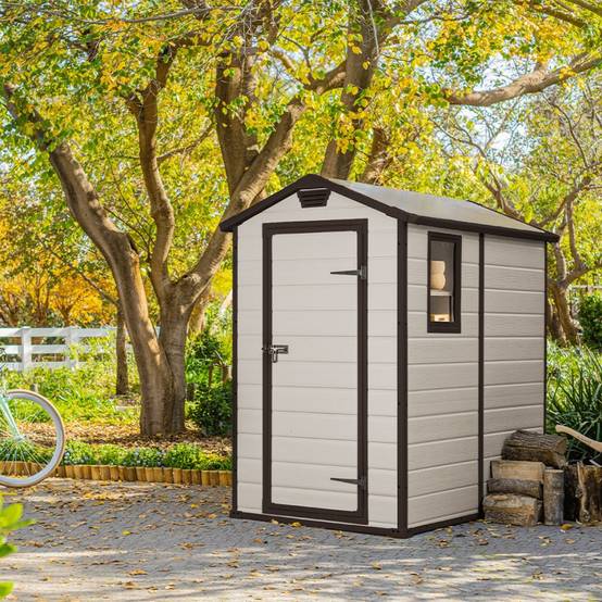 Keter - Abri de jardin Boîte en résine PVC 130x192x198cm ResinBox - Image 1