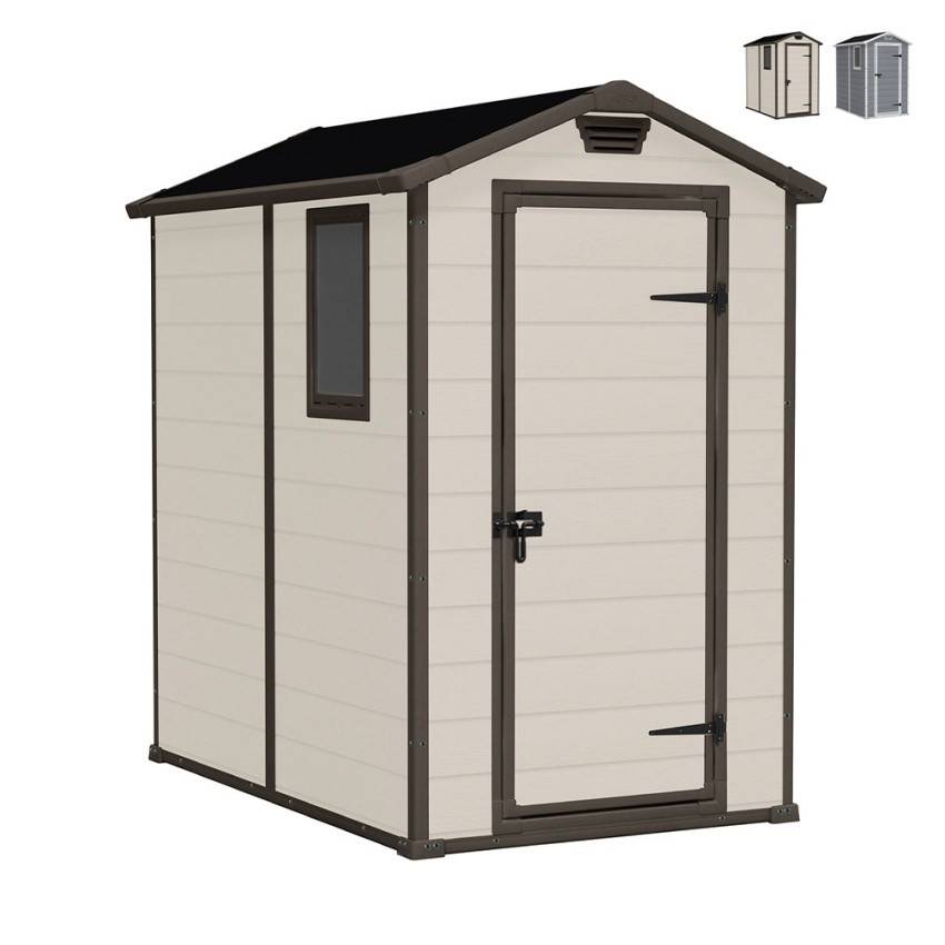 Keter - Abri de jardin Boîte en résine PVC 130x192x198cm ResinBox - Image 3