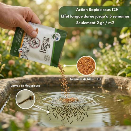 Terra Nostra - Larvicide anti-moustiques - Pot de 500 g - Image 2