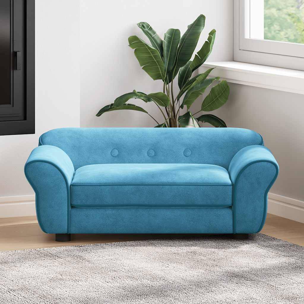 PANGIVO - Canapé pour chien peluche turquoise 72 x 45 x 30 cm - PANGIVO - Image 1