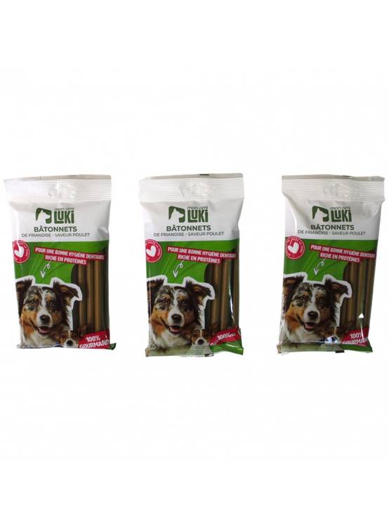 Lot de 3 - friandises de recompenses 200gr - chiens - Mon Ami Luki - Image 1