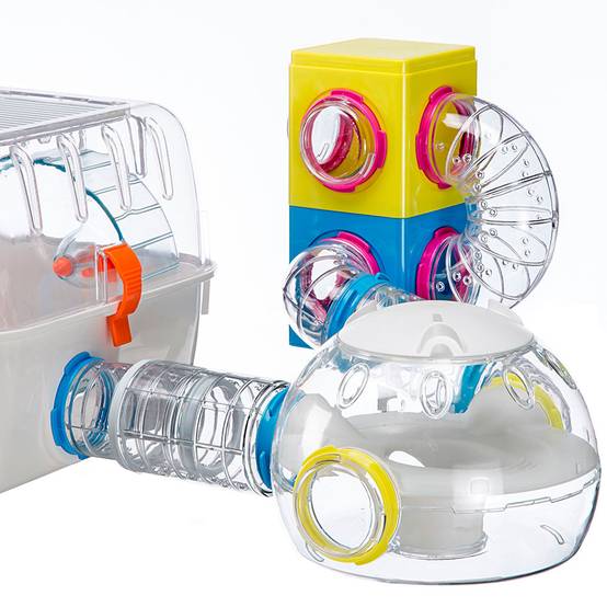 Ferplast - Tube extensible hamsters Ferplast FPI 4816 plastique transparent rongeurs - Image 5