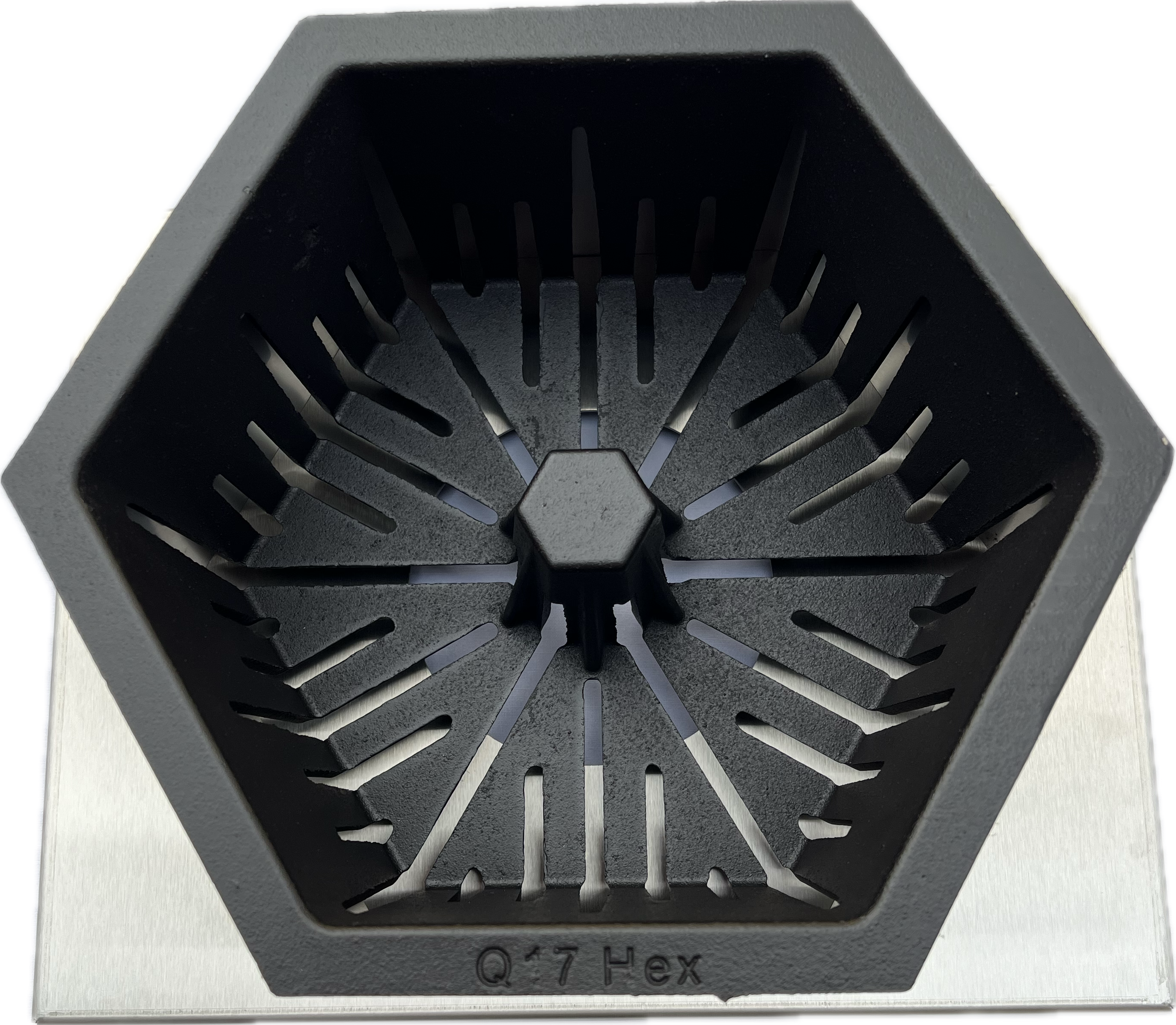 Qaito - QAÏTO Q7Hex Brûleur à pellets pour petits inserts et poeles à bois recevant des bûches de 25 à 30 cm - Image 2