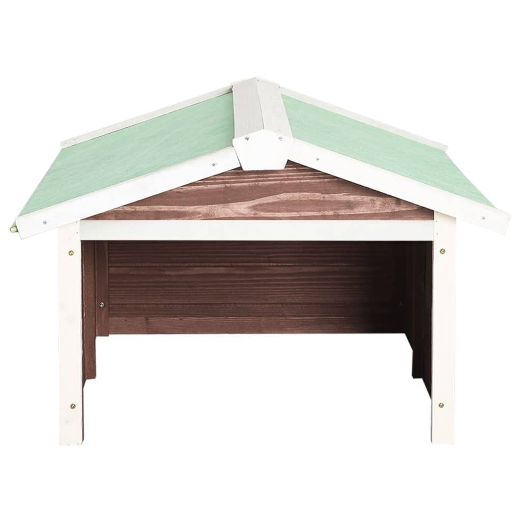 Vidaxl - Garage de tondeuse à gazon 72x87x50 cm Moka et blanc Sapin vidaXL 170880 - Image 8