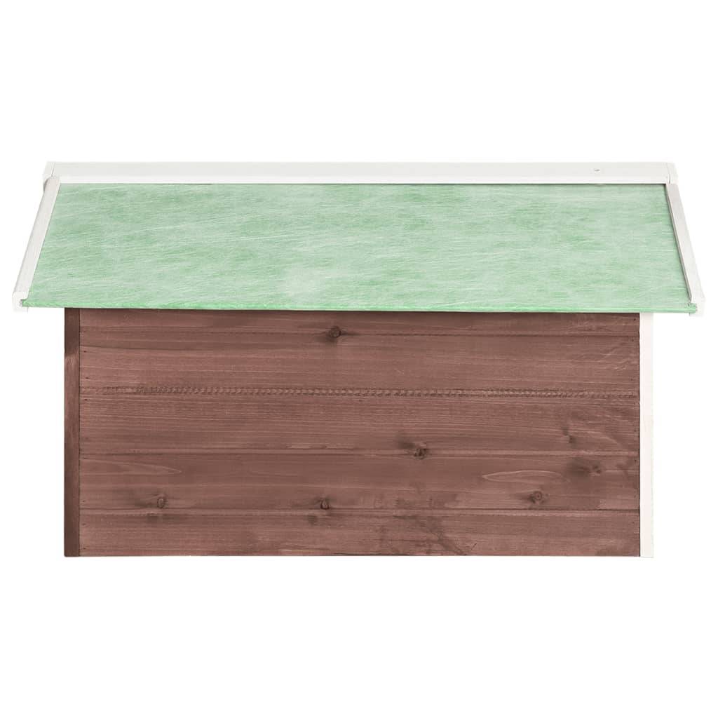 Vidaxl - Garage de tondeuse à gazon 72x87x50 cm Moka et blanc Sapin vidaXL 170880 - Image 7