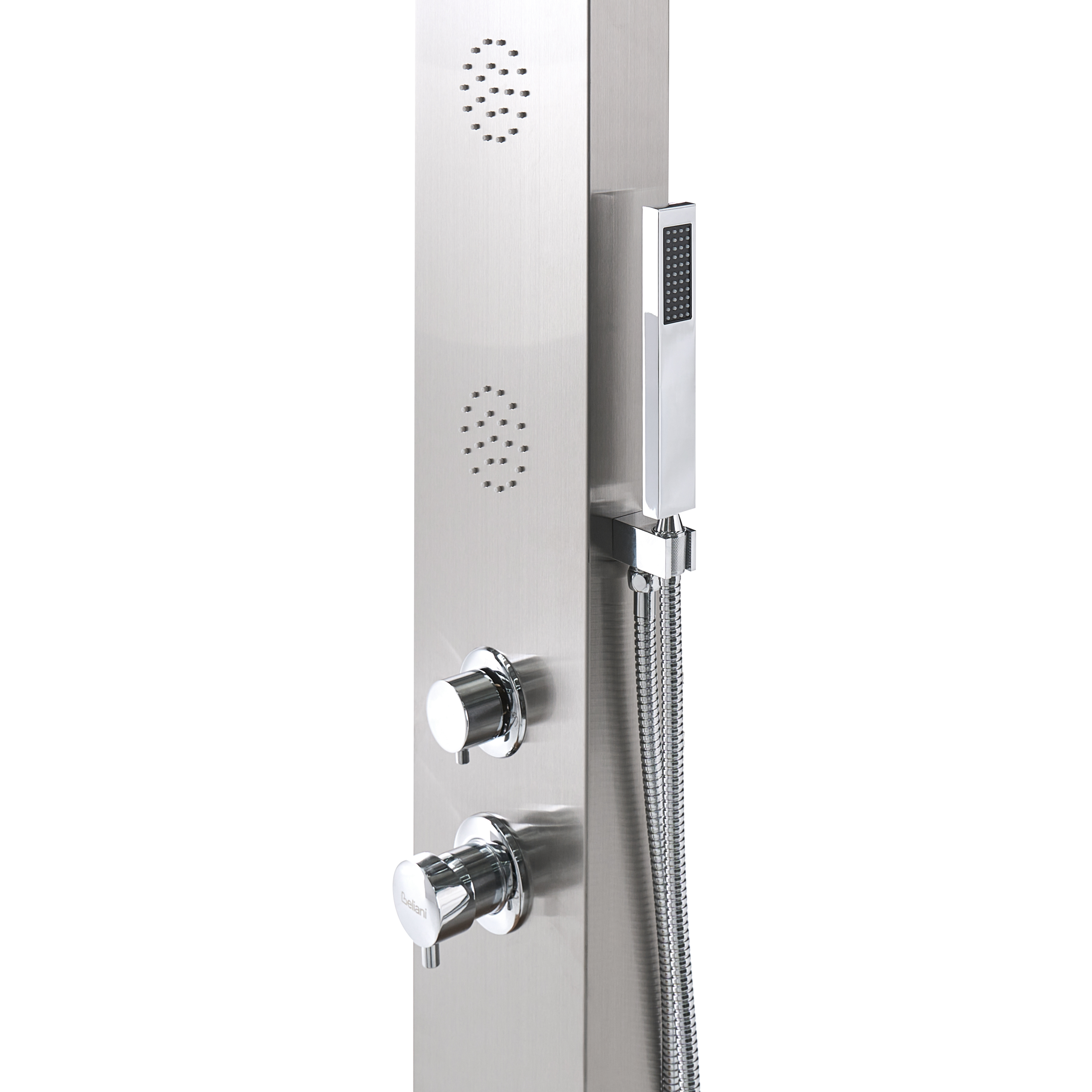 Beliani - Douche d'extérieur Acier inox Argenté SURAMA - 110x75x217- Beliani - Image 8