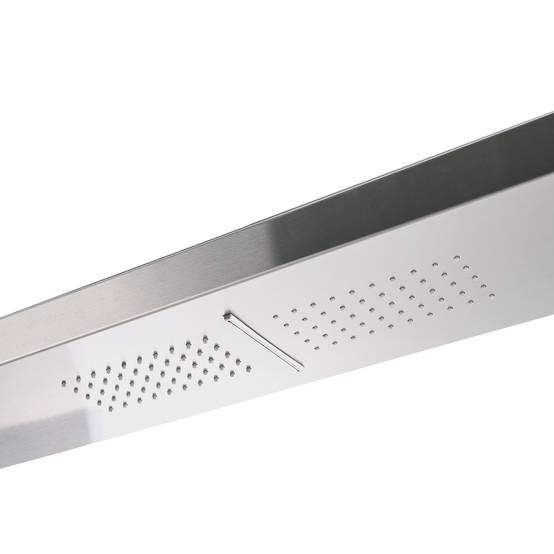Beliani - Douche d'extérieur Acier inox Argenté SURAMA - 110x75x217- Beliani - Image 6