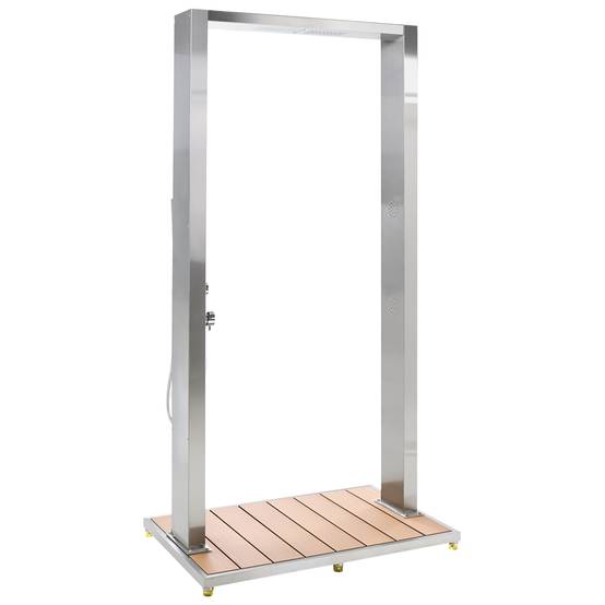 Beliani - Douche d'extérieur Acier inox Argenté SURAMA - 110x75x217- Beliani - Image 5