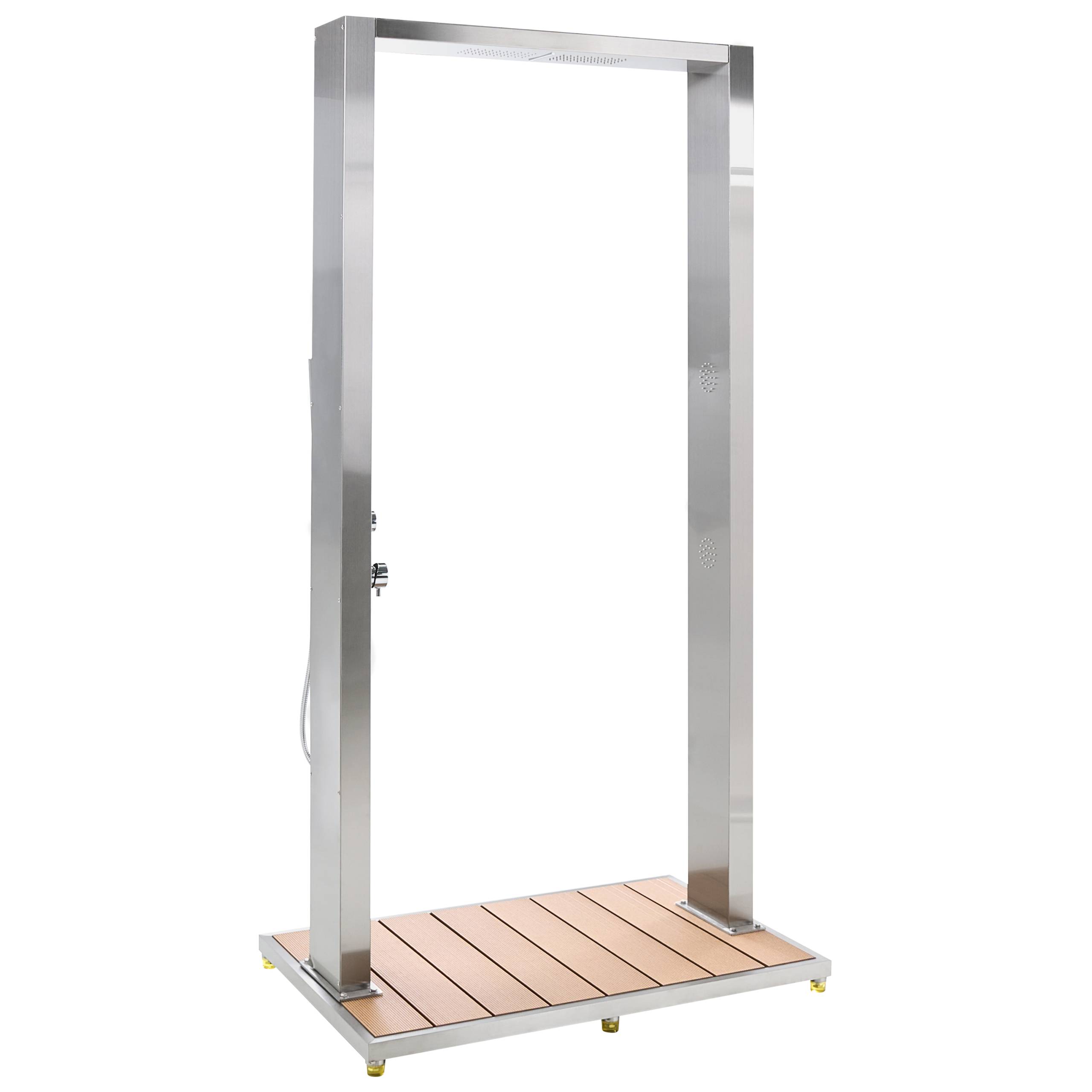 Beliani - Douche d'extérieur Acier inox Argenté SURAMA - 110x75x217- Beliani - Image 5