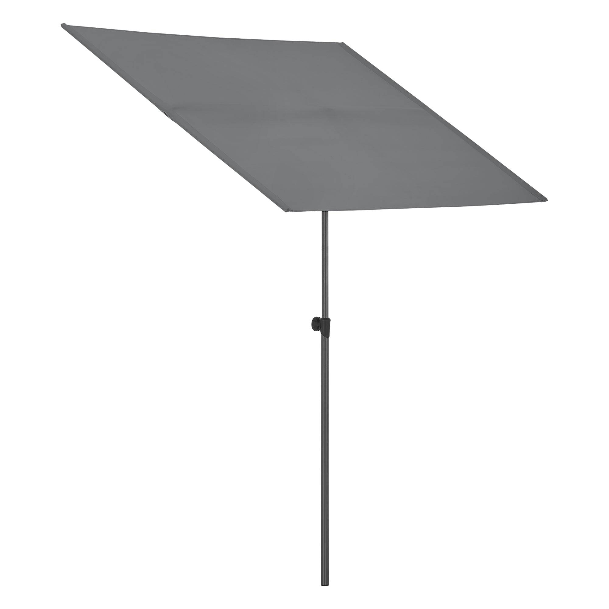 Helloshop26 - Parasol inclinable à 360° rectangulaire 180 x 130 cm gris - Image 4