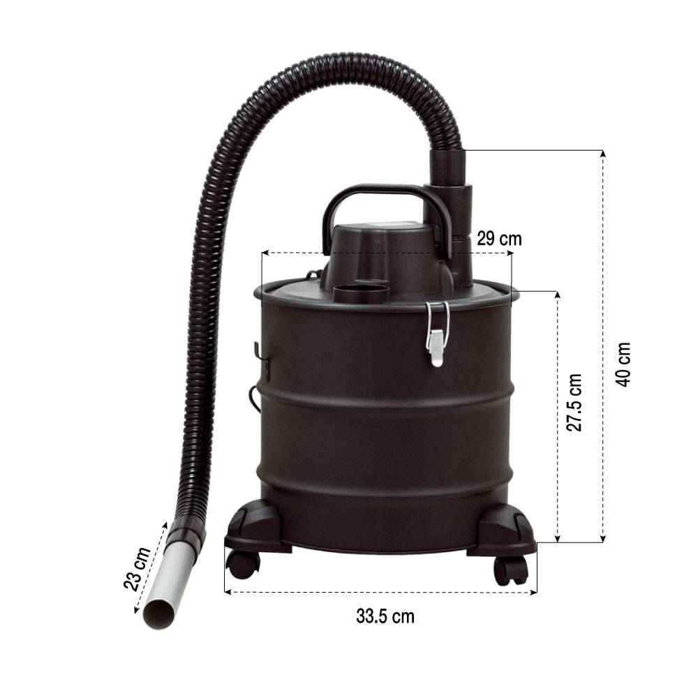 Aspirateur à cendres chaudes 1200 W - 18 L - jusqu'à 60°C - Image 4