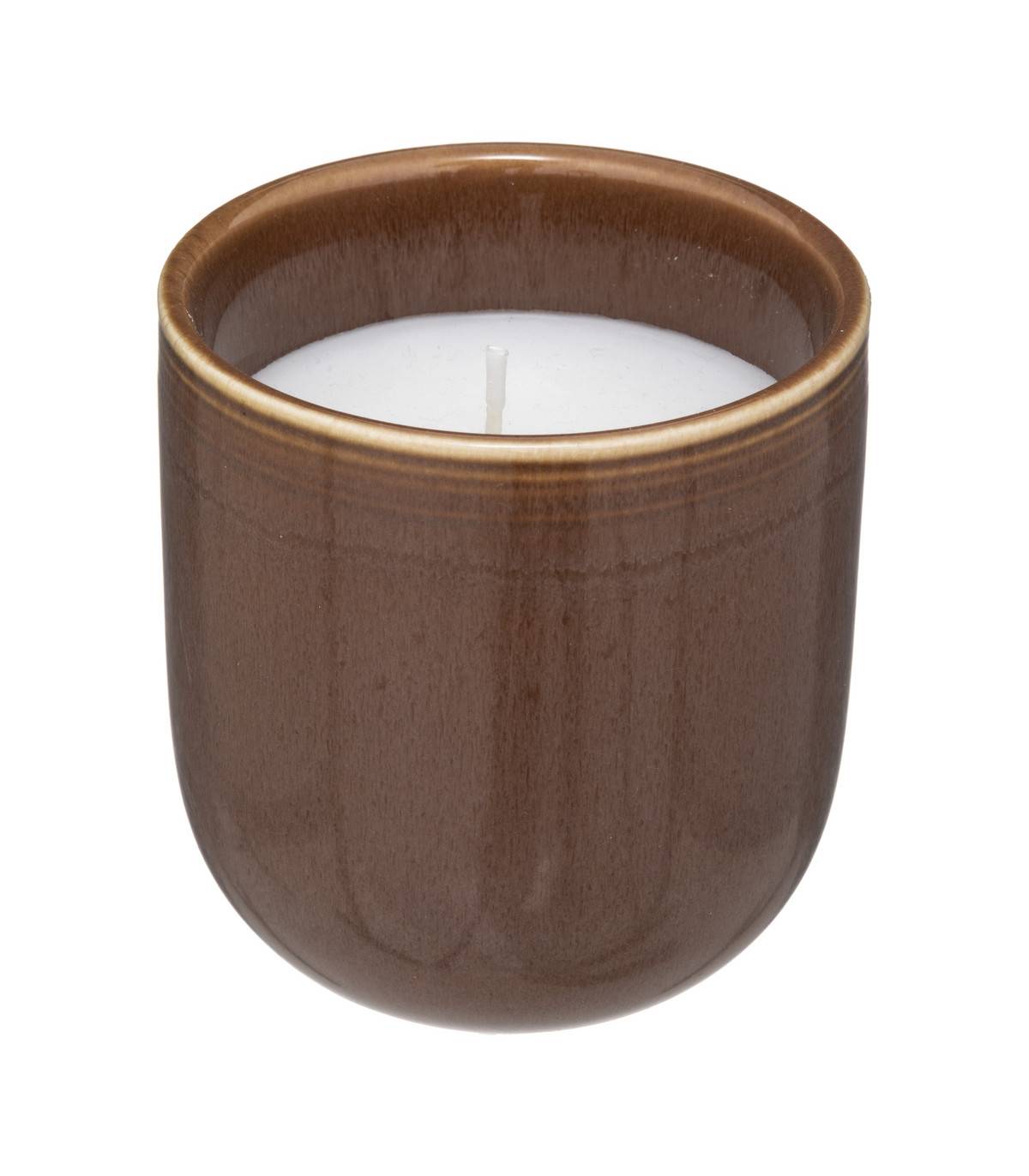 Bougie parfumée Délice d'ambre pot en céramique 195 G - Image 1
