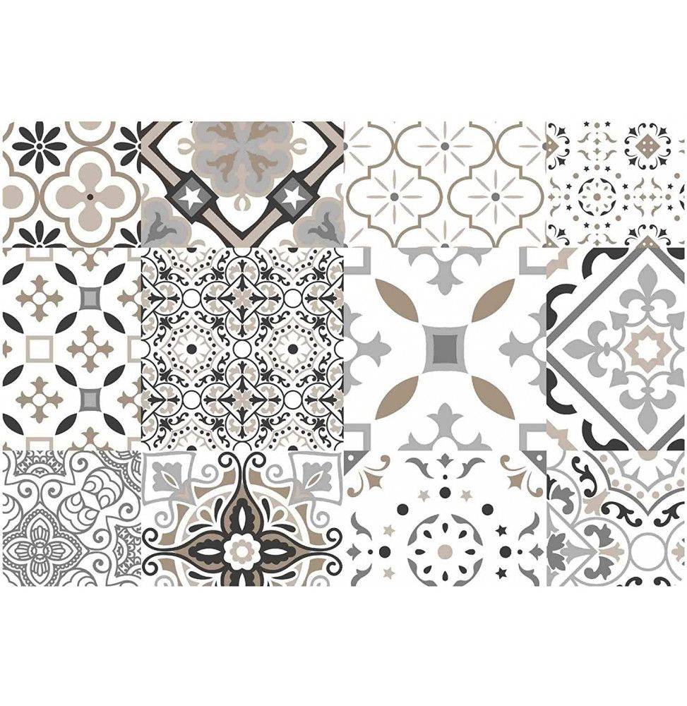 Paris Prix - Set de Table "Taormina" 30x44cm Gris - Image 2