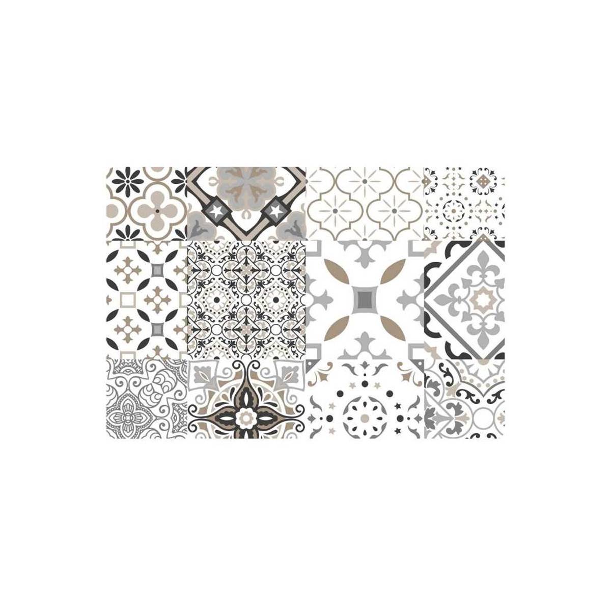 Paris Prix - Set de Table "Taormina" 30x44cm Gris - Image 1