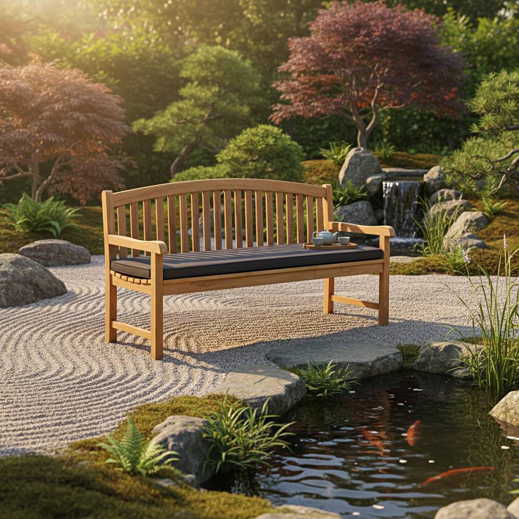 Teck'Attitude - Banc en teck massif Cambridge 180 cm - TECK'Attitude - Image 8