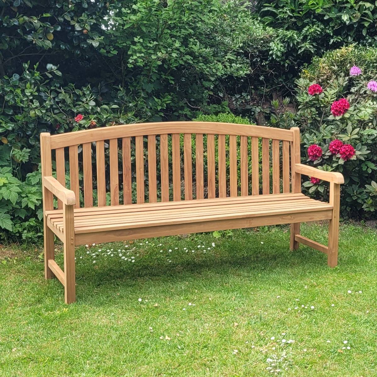 Teck'Attitude - Banc en teck massif Cambridge 180 cm - TECK'Attitude - Image 6