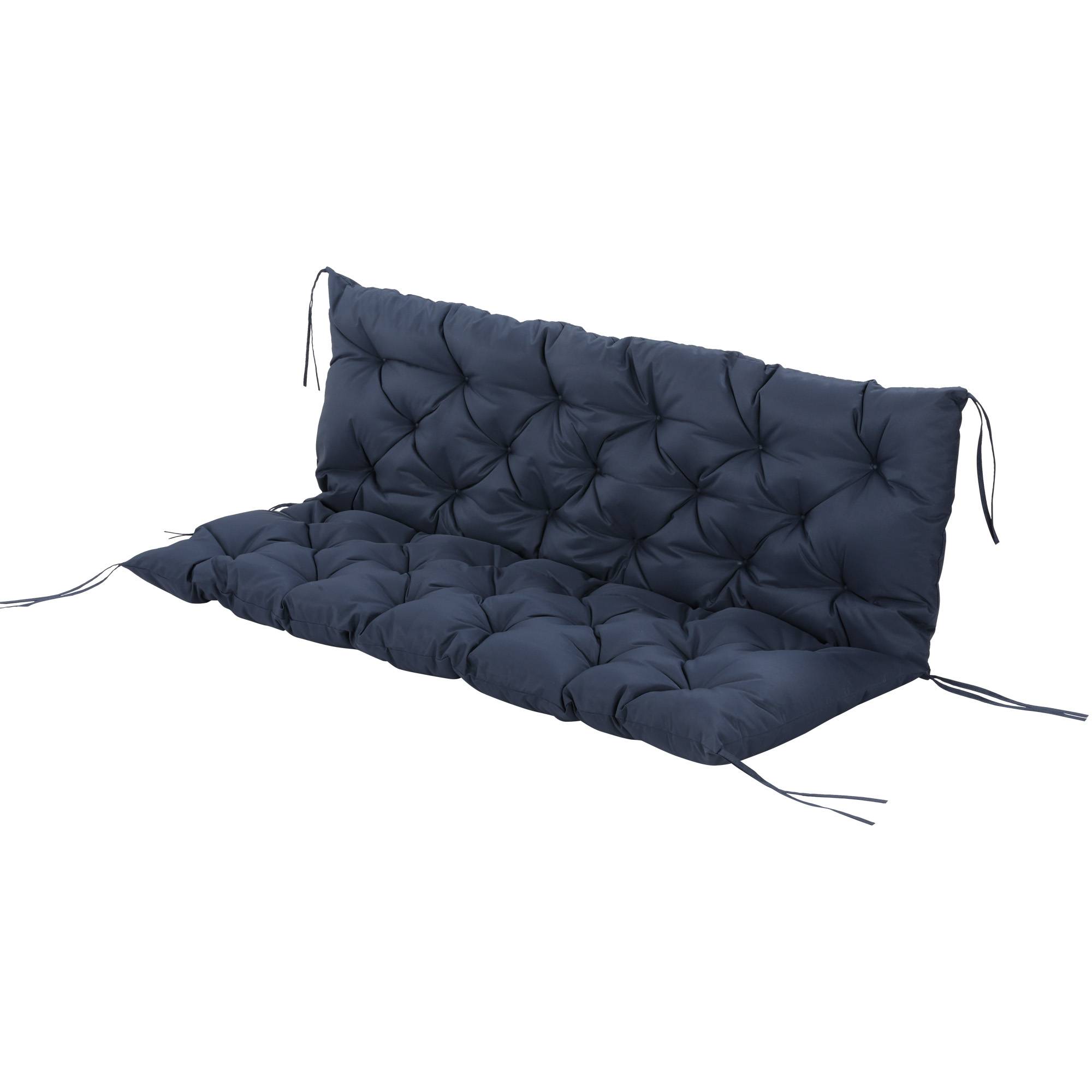 Maison Chic - Coussin Assise Dossier pour Banc de Jardin balancelle canapé 3 Places Grand Confort 150 x 98 x 8 cm Bleu - Image 1
