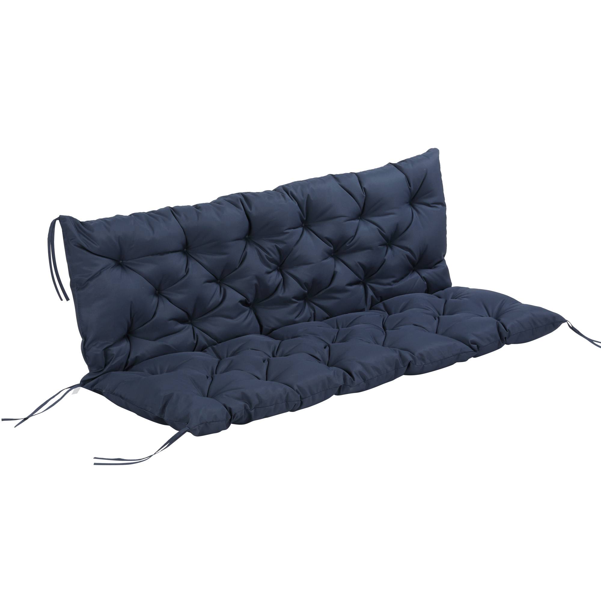 Maison Chic - Coussin Assise Dossier pour Banc de Jardin balancelle canapé 3 Places Grand Confort 150 x 98 x 8 cm Bleu - Image 3