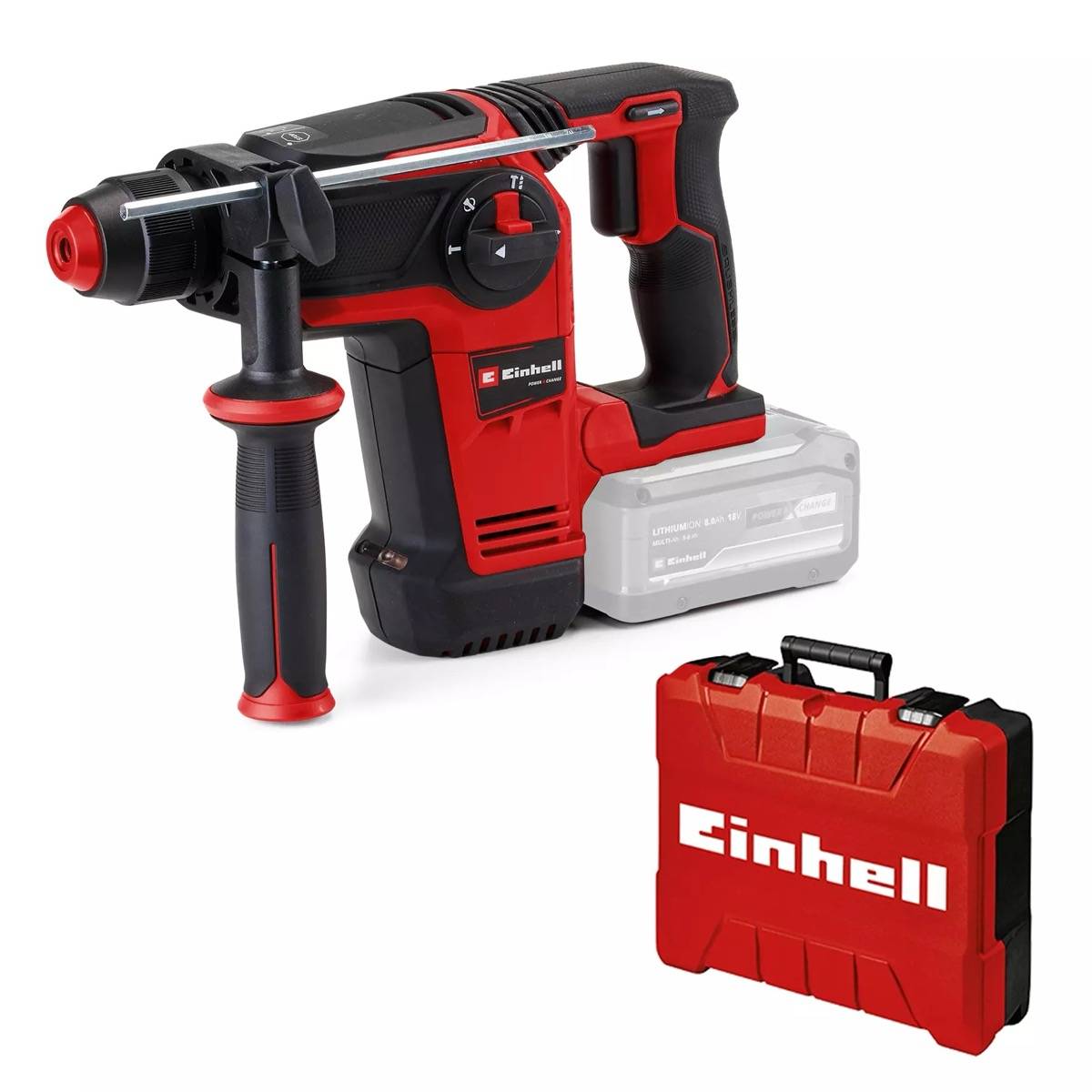 Einhell - Kit perçage sans fil Einhell – Perceuses, meuleuse, perforateur + 2 batteries 4.0Ah + chargeur Einhell - Image 5