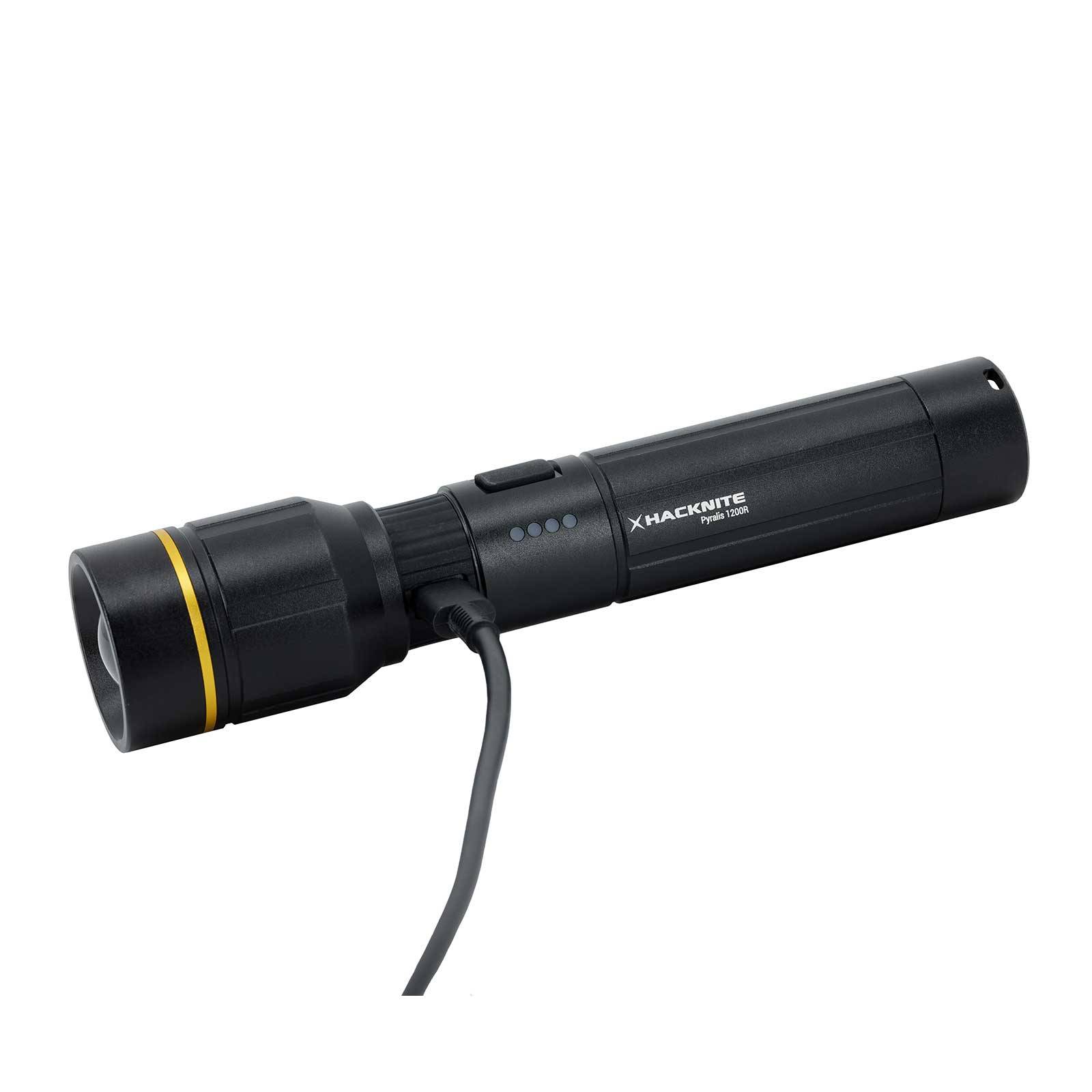 Lampe de Poche LED Rechargeable PYRALIS 1200R - 1200 lumens HACKNITE - Image 3
