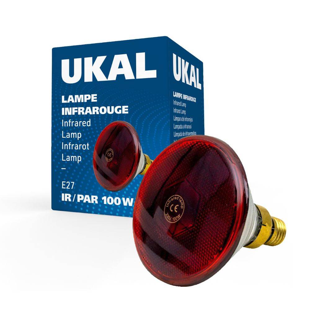 Ukal - Ampoule infrarouge PAR 100 W rouge UKAL - Image 4