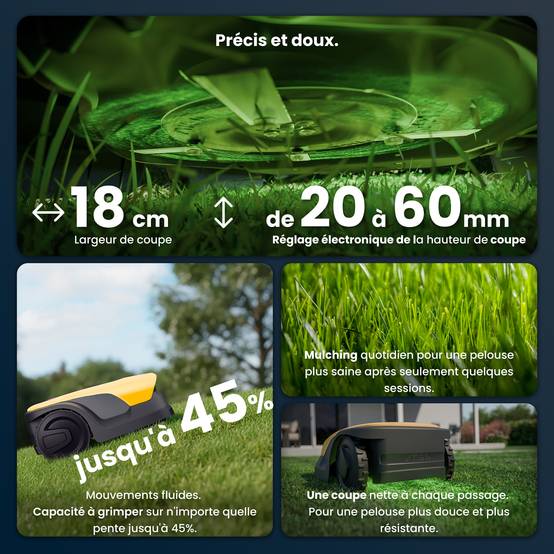 Stiga - Robot Tondeuse Sans Fil A 25v a 25,2 V, 18 cm, 5 Ah, GPS-RTK, Caméra IA, jusqu'à 2 500 m² - STIGA - Image 3