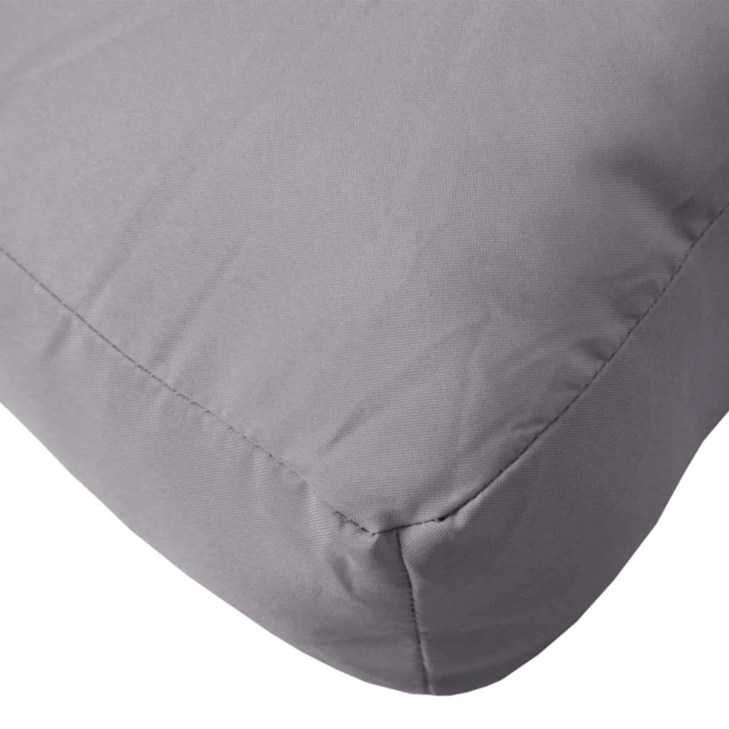 PANGIVO - Coussins de palette tissu oxford gris 60 x 60 x 13 cm - PANGIVO - Image 8