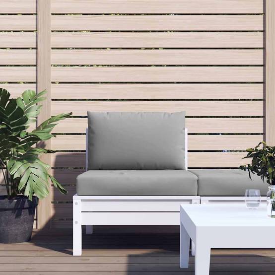 PANGIVO - Coussins de palette tissu oxford gris 60 x 60 x 13 cm - PANGIVO - Image 1