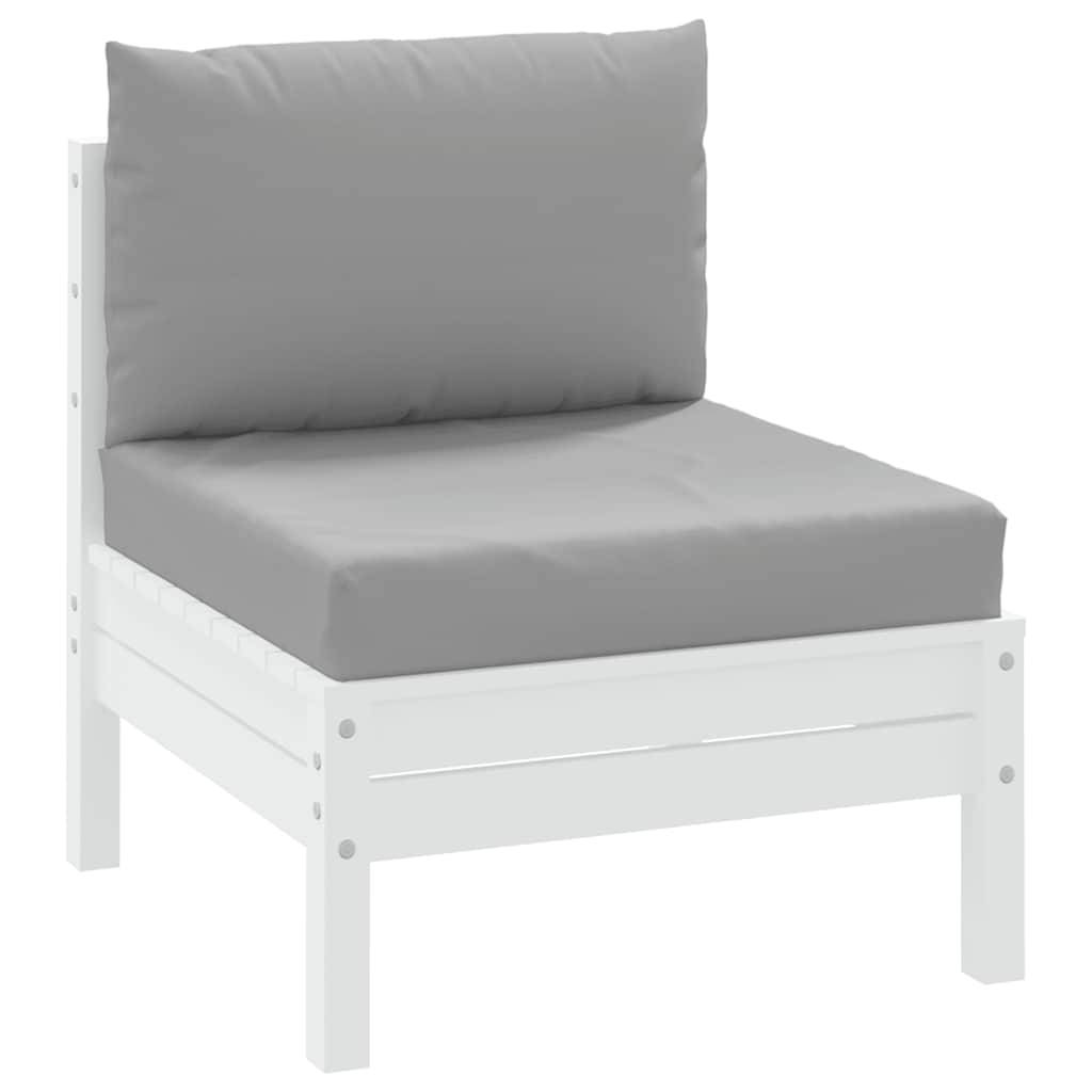 PANGIVO - Coussins de palette tissu oxford gris 60 x 60 x 13 cm - PANGIVO - Image 3
