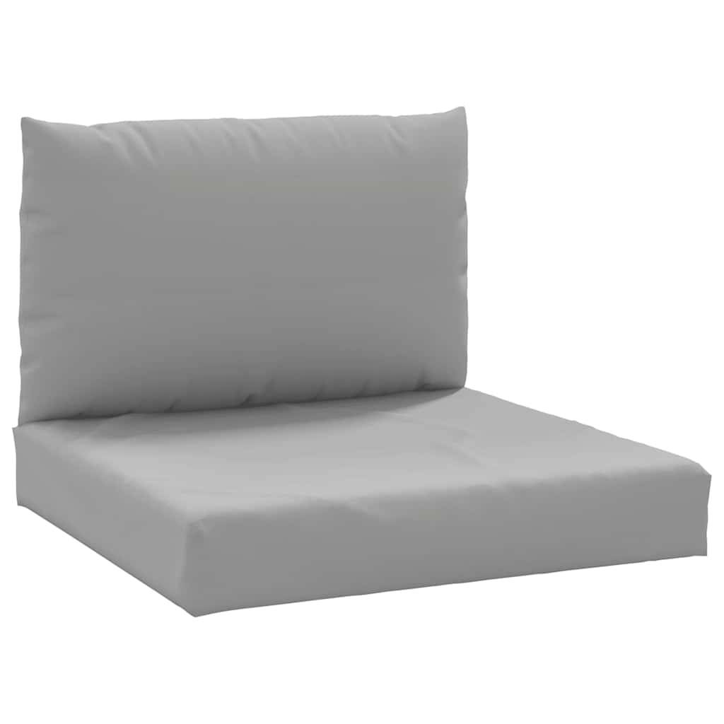 PANGIVO - Coussins de palette tissu oxford gris 60 x 60 x 13 cm - PANGIVO - Image 2
