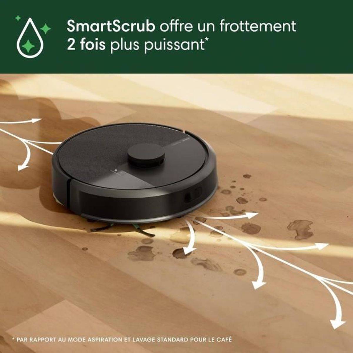 Robot aspirateur laveur Roomba Combo 105 LiDAR 7000 Pa - 0,4 L / 0,2 L - IROBOT - Image 5