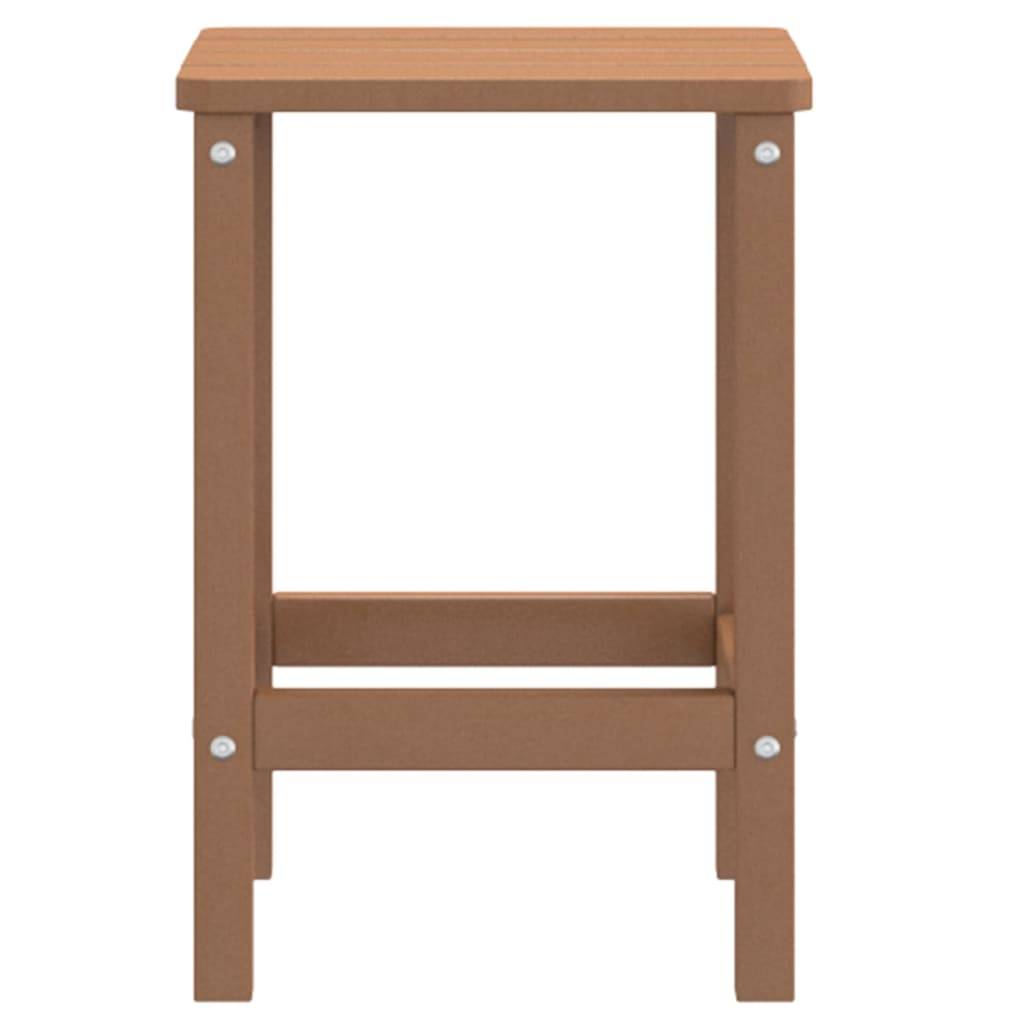 ComfortXL - Petite Table Basse Adirondack Marron 38cm en PEHD imitation Bois, pour Jardin ou Terrasse – ComfortXL Outdoor Living - Image 4