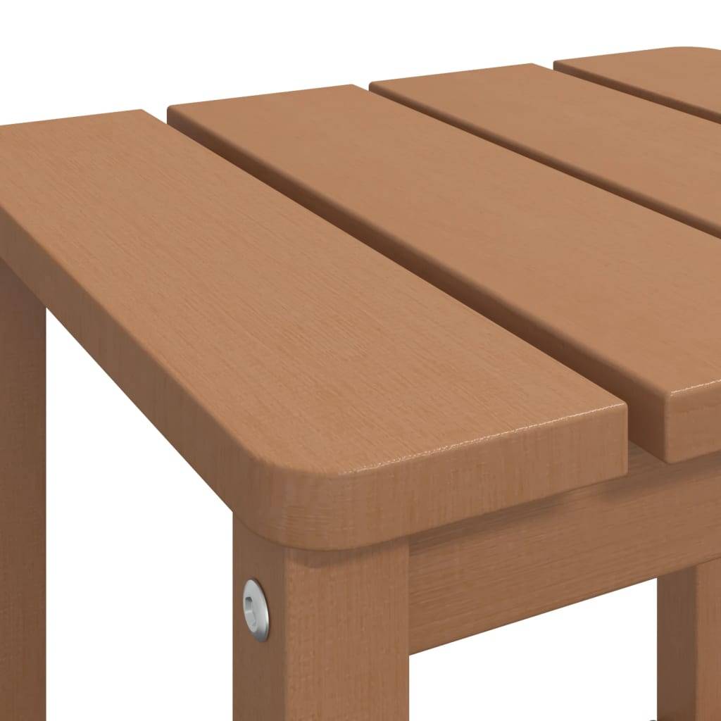 ComfortXL - Petite Table Basse Adirondack Marron 38cm en PEHD imitation Bois, pour Jardin ou Terrasse – ComfortXL Outdoor Living - Image 6