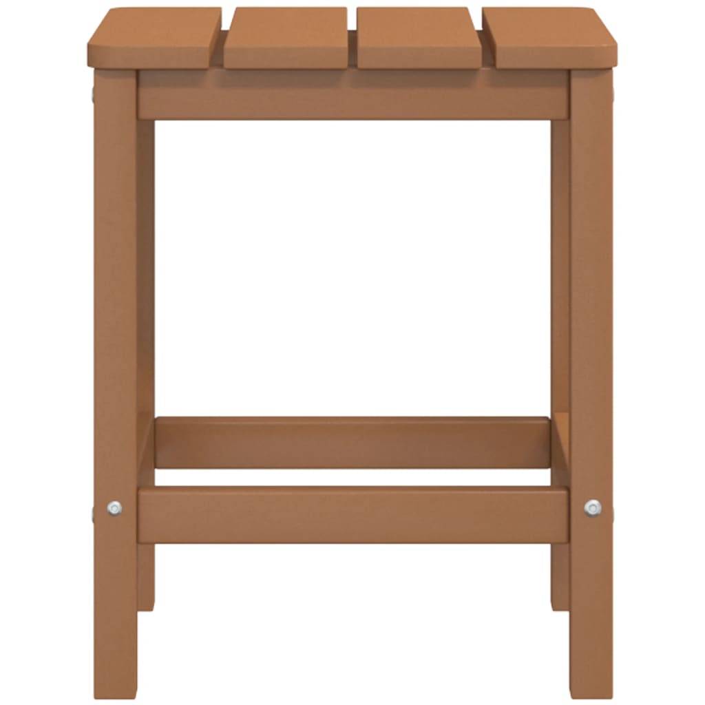ComfortXL - Petite Table Basse Adirondack Marron 38cm en PEHD imitation Bois, pour Jardin ou Terrasse – ComfortXL Outdoor Living - Image 5
