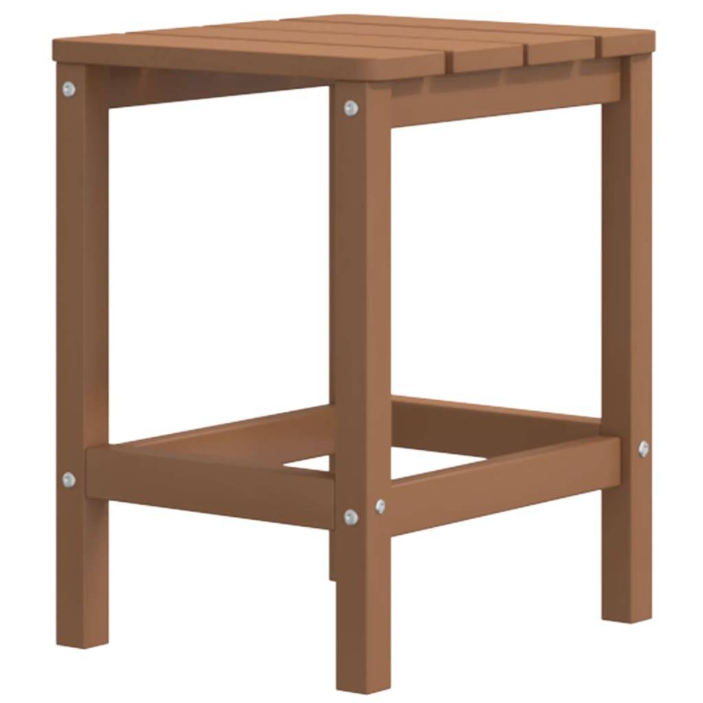 ComfortXL - Petite Table Basse Adirondack Marron 38cm en PEHD imitation Bois, pour Jardin ou Terrasse – ComfortXL Outdoor Living - Image 2