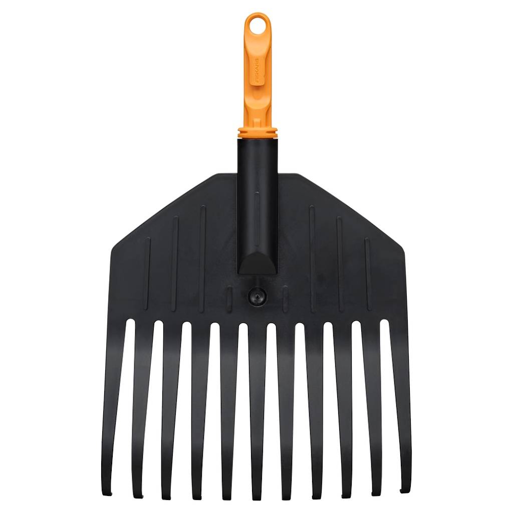 Fiskars - Petit balai à feuilles - OneClick 21,7 cm - nettoyage des zones difficiles d’accès - Image 1
