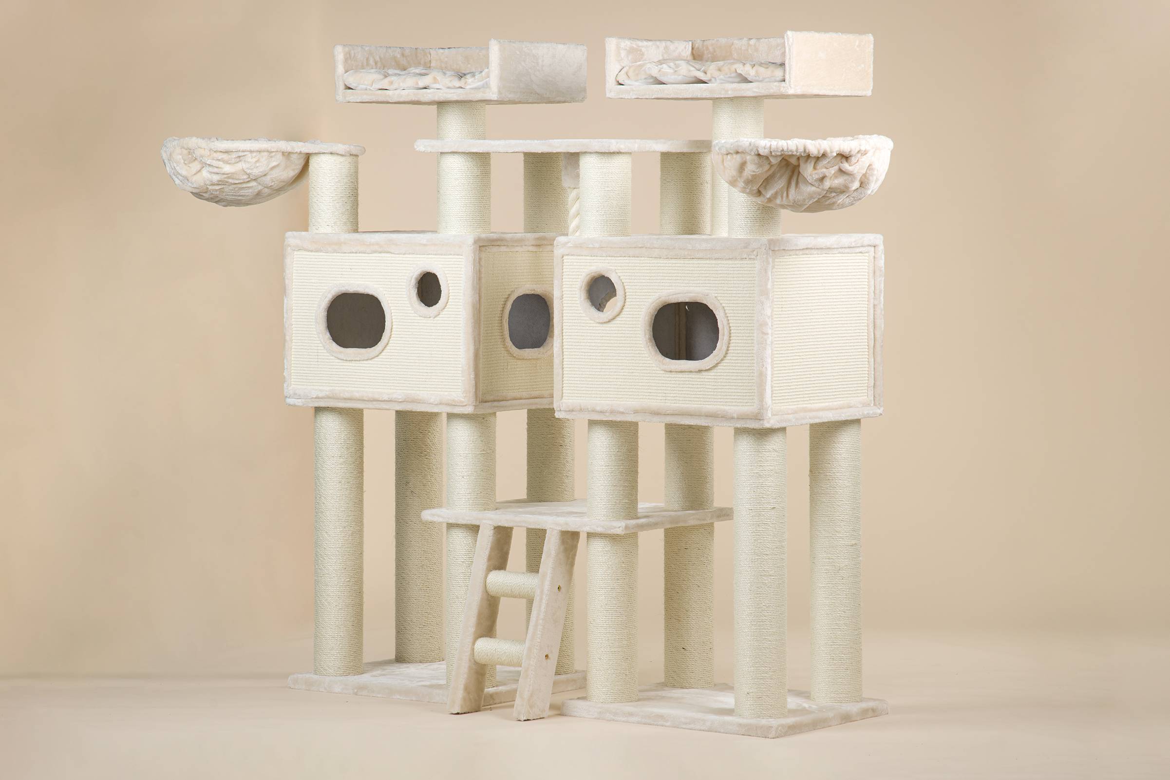 Rhr Concepts Bv - Arbre à chat Royal Cat Palace (Beige) - RHR Concepts BV - Image 2