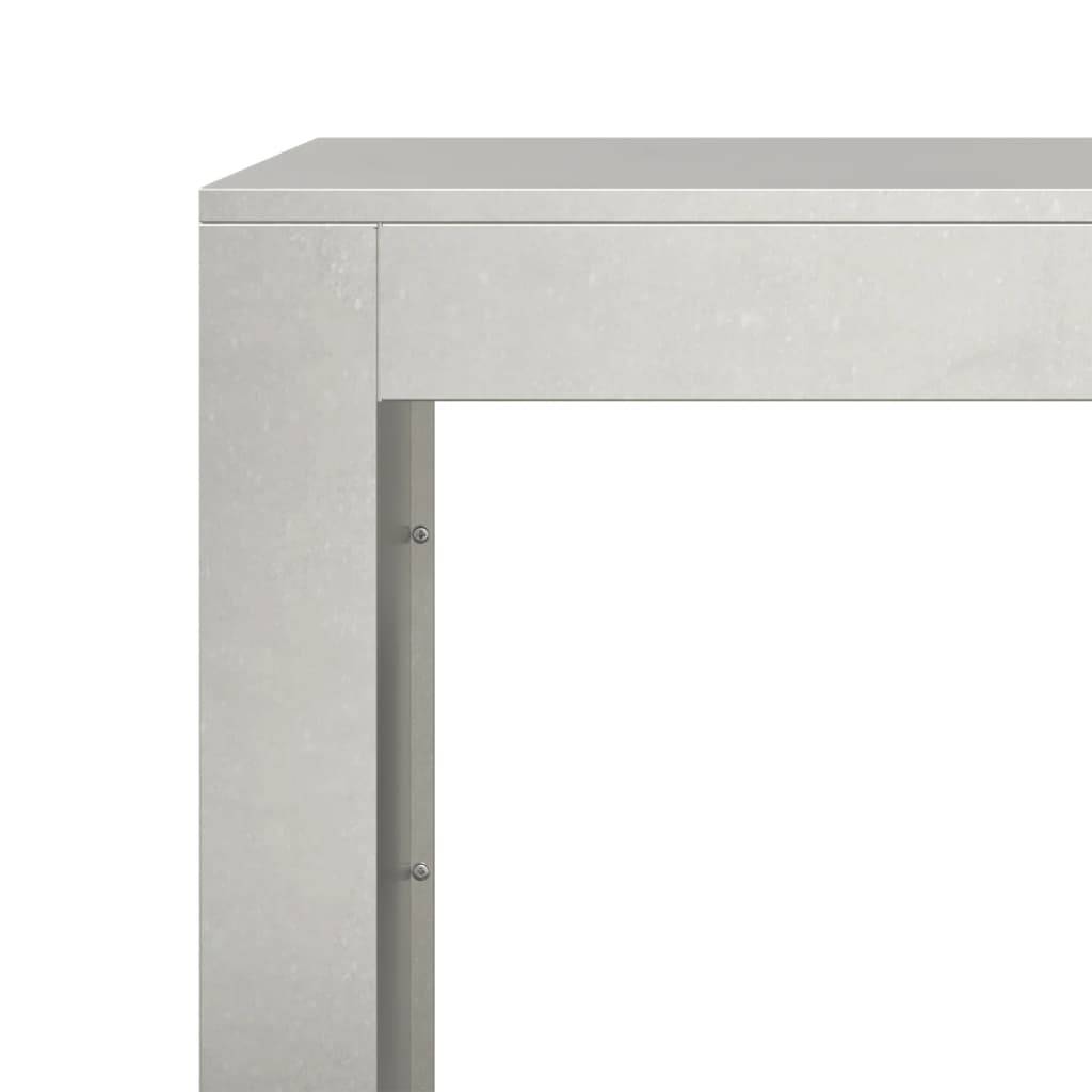 Étagère à Bûches Design Acier Inoxydable Rangement Intérieur Extérieur 100x40x100cm - ComfortXL Outdoor Living - Image 7