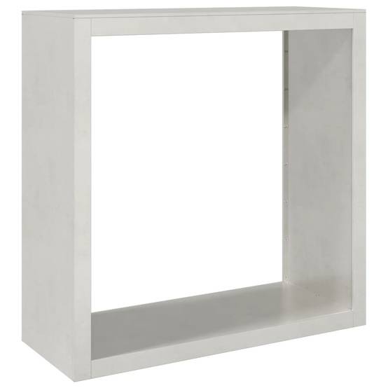 Étagère à Bûches Design Acier Inoxydable Rangement Intérieur Extérieur 100x40x100cm - ComfortXL Outdoor Living - Image 6