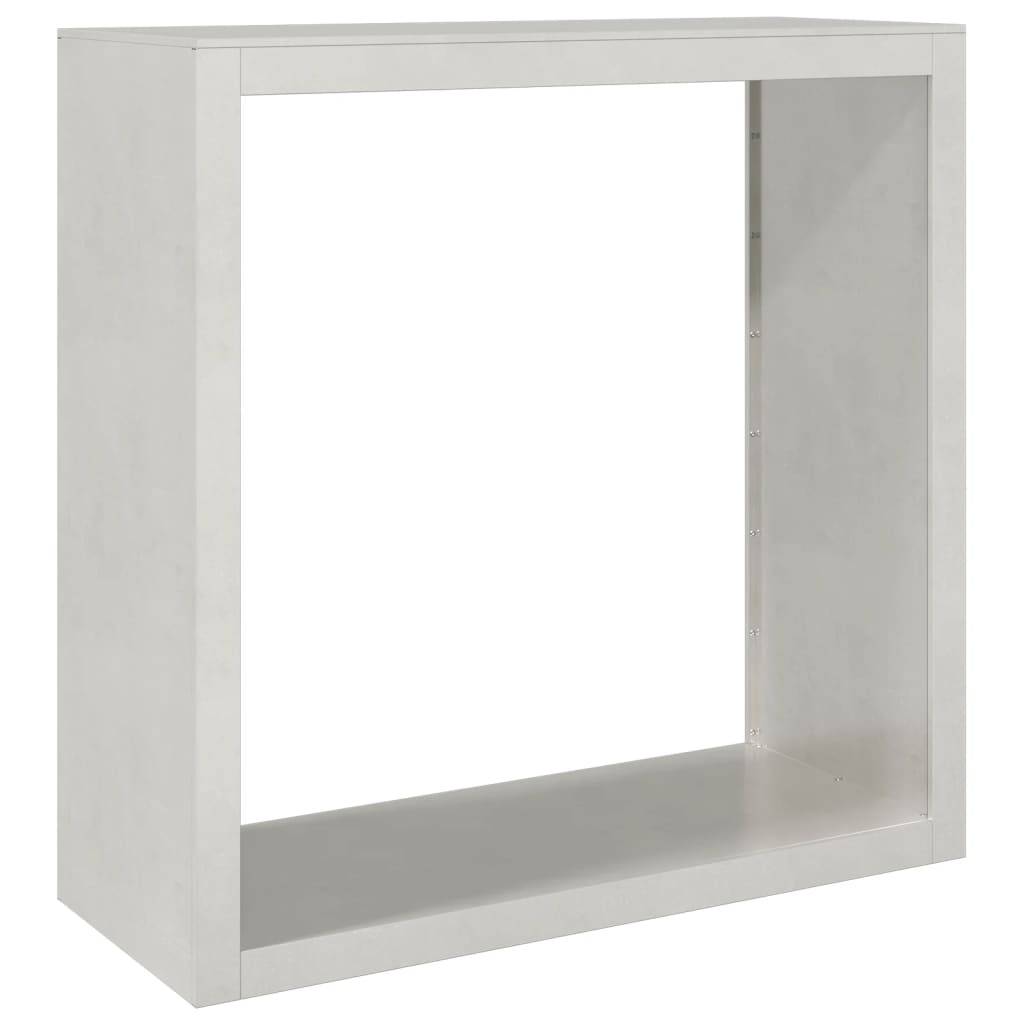 Étagère à Bûches Design Acier Inoxydable Rangement Intérieur Extérieur 100x40x100cm - ComfortXL Outdoor Living - Image 6