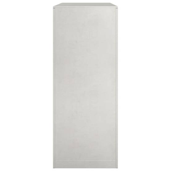 Étagère à Bûches Design Acier Inoxydable Rangement Intérieur Extérieur 100x40x100cm - ComfortXL Outdoor Living - Image 5