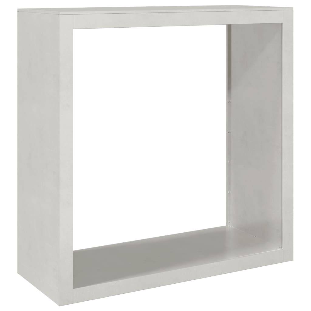 Étagère à Bûches Design Acier Inoxydable Rangement Intérieur Extérieur 100x40x100cm - ComfortXL Outdoor Living - Image 2