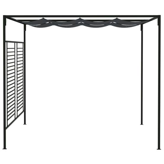 Pergola Acier avec Toit Coulissant Tonnelle Moderne pour Jardin Anthracite 4x3 m – ComfortXL Outdoor Living - Image 3