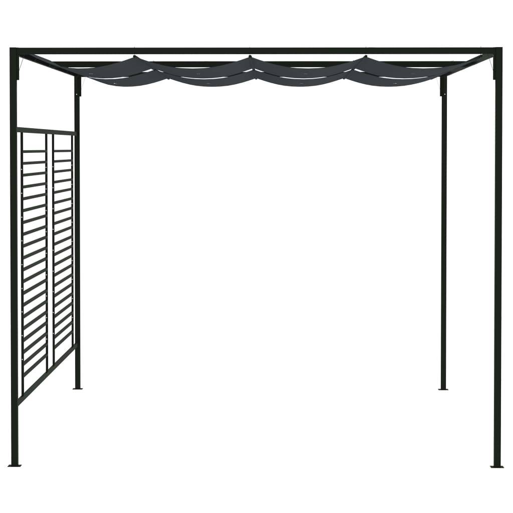 Pergola Acier avec Toit Coulissant Tonnelle Moderne pour Jardin Anthracite 4x3 m – ComfortXL Outdoor Living - Image 3