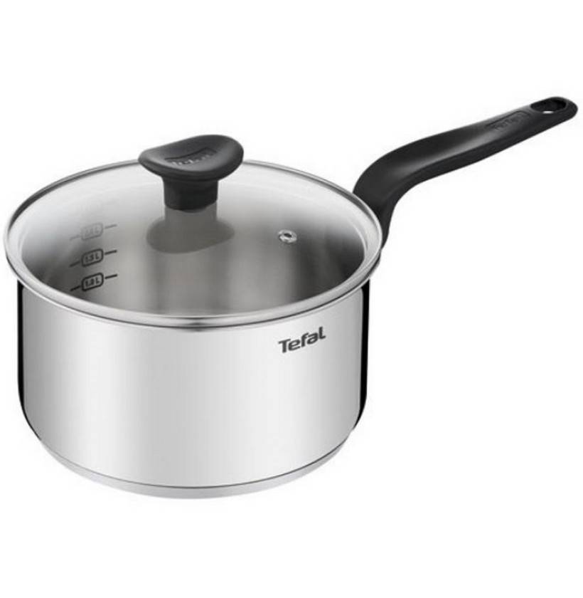Casserole inox 20cm avec couvercle E3082404 Tefal - Image 1