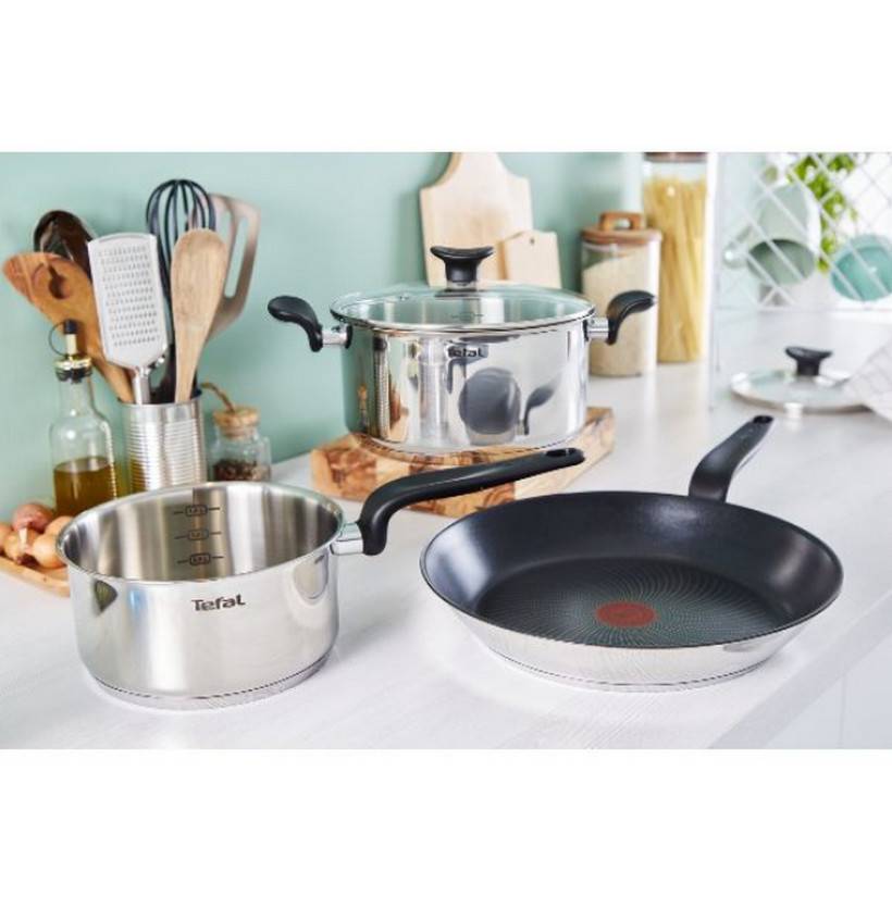 Casserole inox 20cm avec couvercle E3082404 Tefal - Image 5