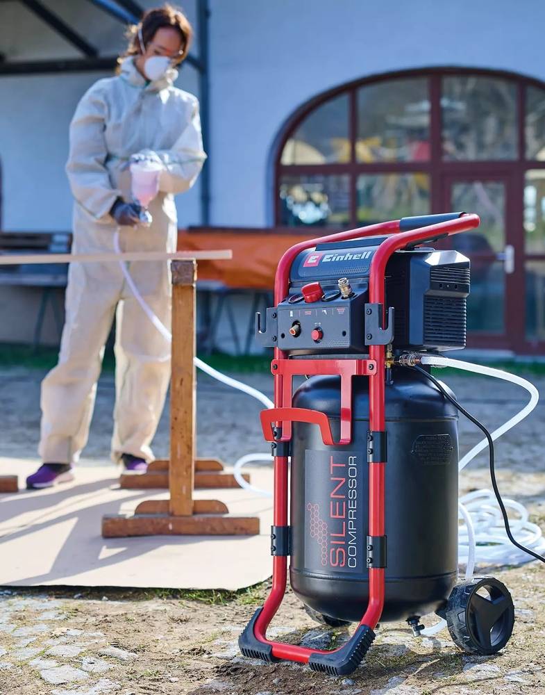 Einhell - Compresseur silencieux TE-AC 270/50 Silent - 1650W - 270L/min - 10 bar - cuve 50L - 70dB - Image 2